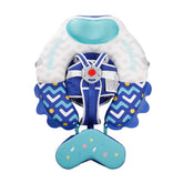 Mambobaby Air-Free Colorful Fish Chest Float with 3D Canopy