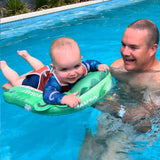 Mambobaby Air-Free Crocodile Chest Float with 3D Canopy
