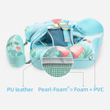 Mambobaby Air-Free Flamingo Chest Float with Flat Canopy