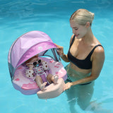 Mambobaby Air-Free Ice-cream Chest Float with 3D Canopy
