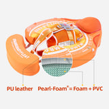 Mambobaby Air-Free Orange Chest Float with Flat Canopy