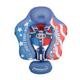 Mambobaby Air-Free Patriot Chest Float with 3D Canopy