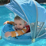 Mambobaby Air-Free Shark Jaw Cuddle Chest Float with 3D Canopy