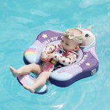 Mambobaby Air-Free Unicorn Cuddle Chest Float with 3D Canopy