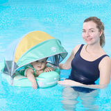 Mambobaby Air-Free Zoo Chest Float with 3D Canopy