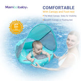 Mambobaby Air-Free Cartoon Elephant Chest Float with Flat Canopy