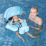 Mambobaby Air-Free Sea Lion Chest Float with 3D Canopy