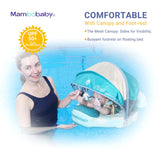 Mambobaby Pool Float with Canopy and Tail Seashell Dubai