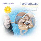 Mambobaby Pool Float American Football with Canopy