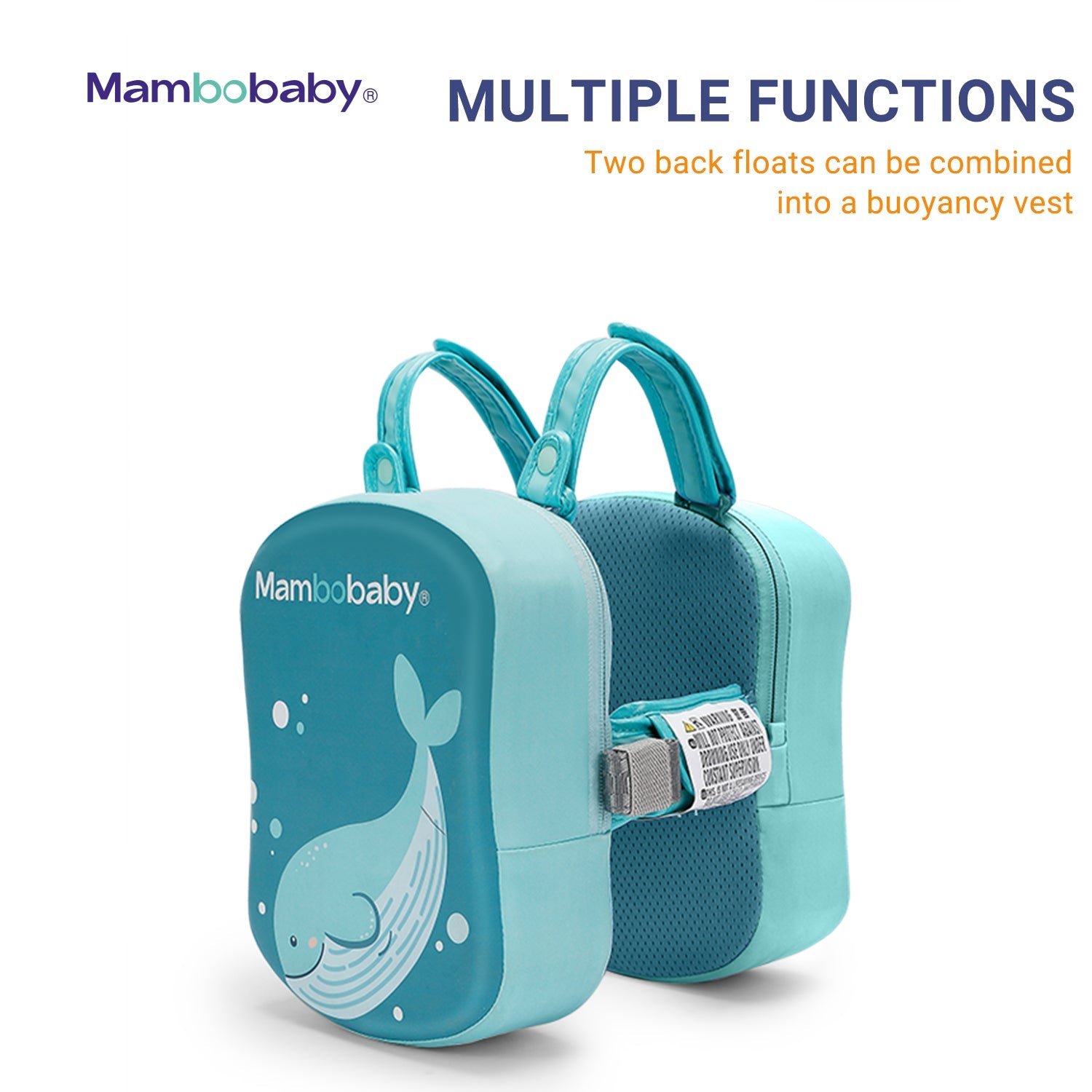 Mambobaby Back float Swim Trainer - AGES 1-6 YEARS for swim training