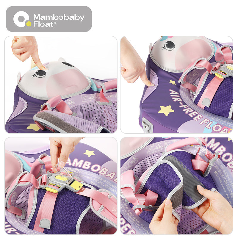 Mambobaby Air-Free Unicorn Cuddle Chest Baby Float