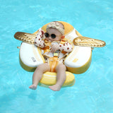 Mambobaby Air-Free Angel Wings Chest Float with 3D Canopy