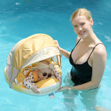 Mambobaby Air-Free Angel Wings Chest Float with 3D Canopy