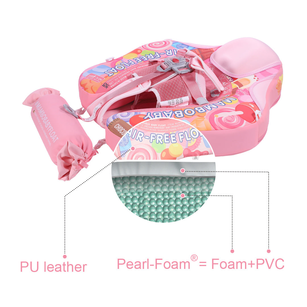 Mambobaby Air-Free Candy Chest Float with Flat Canopy