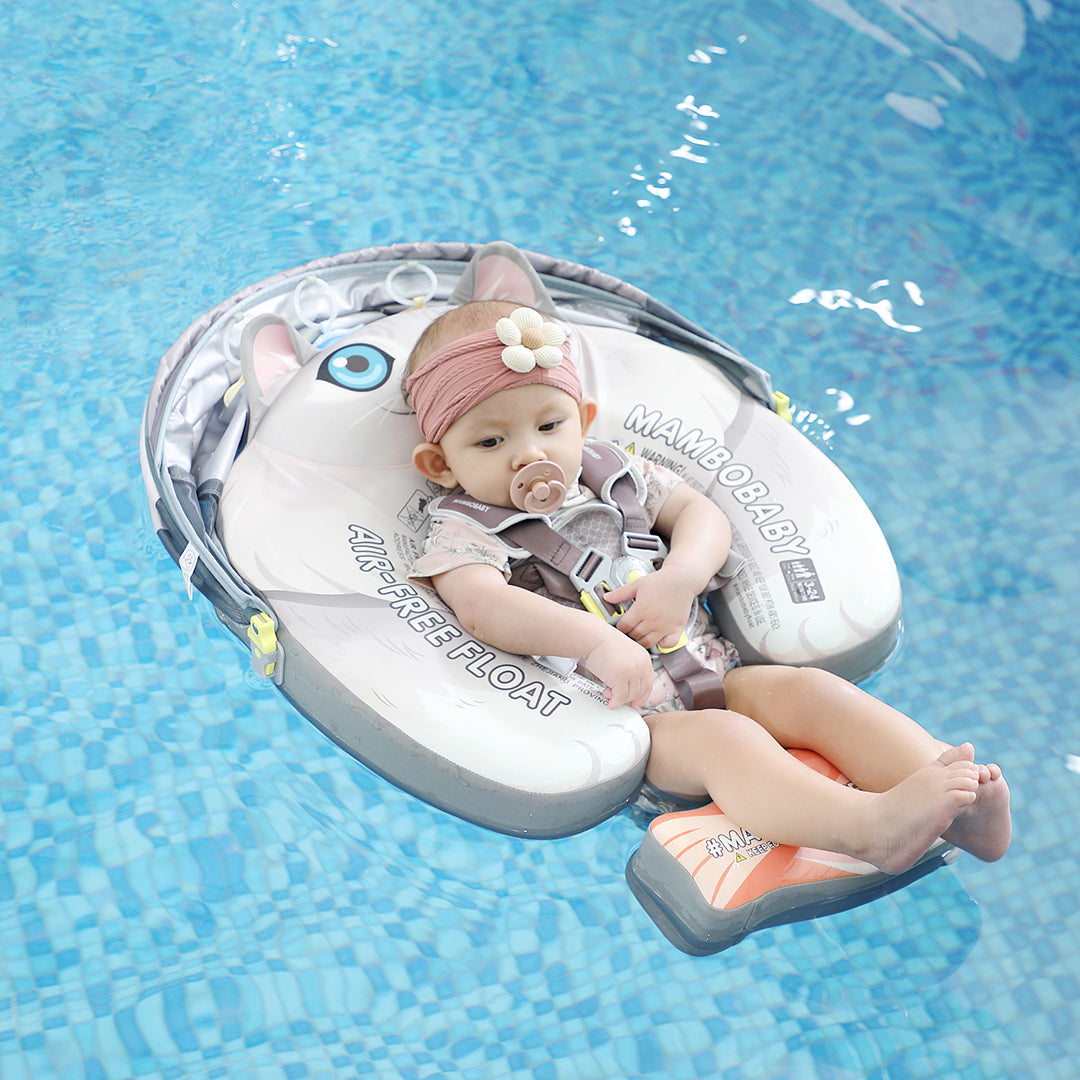 Mambobaby Air-Free Cat Chest Float with 3D Canopy