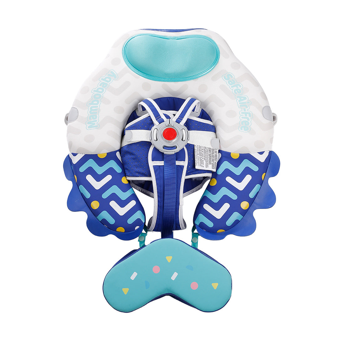 Mambobaby Air-Free Colorful Fish Chest Float with 3D Canopy