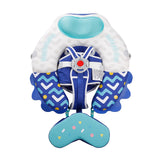 Mambobaby Air-Free Colorful Fish Chest Float with 3D Canopy