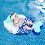 Mambobaby Air-Free Colorful Fish Chest Float with 3D Canopy