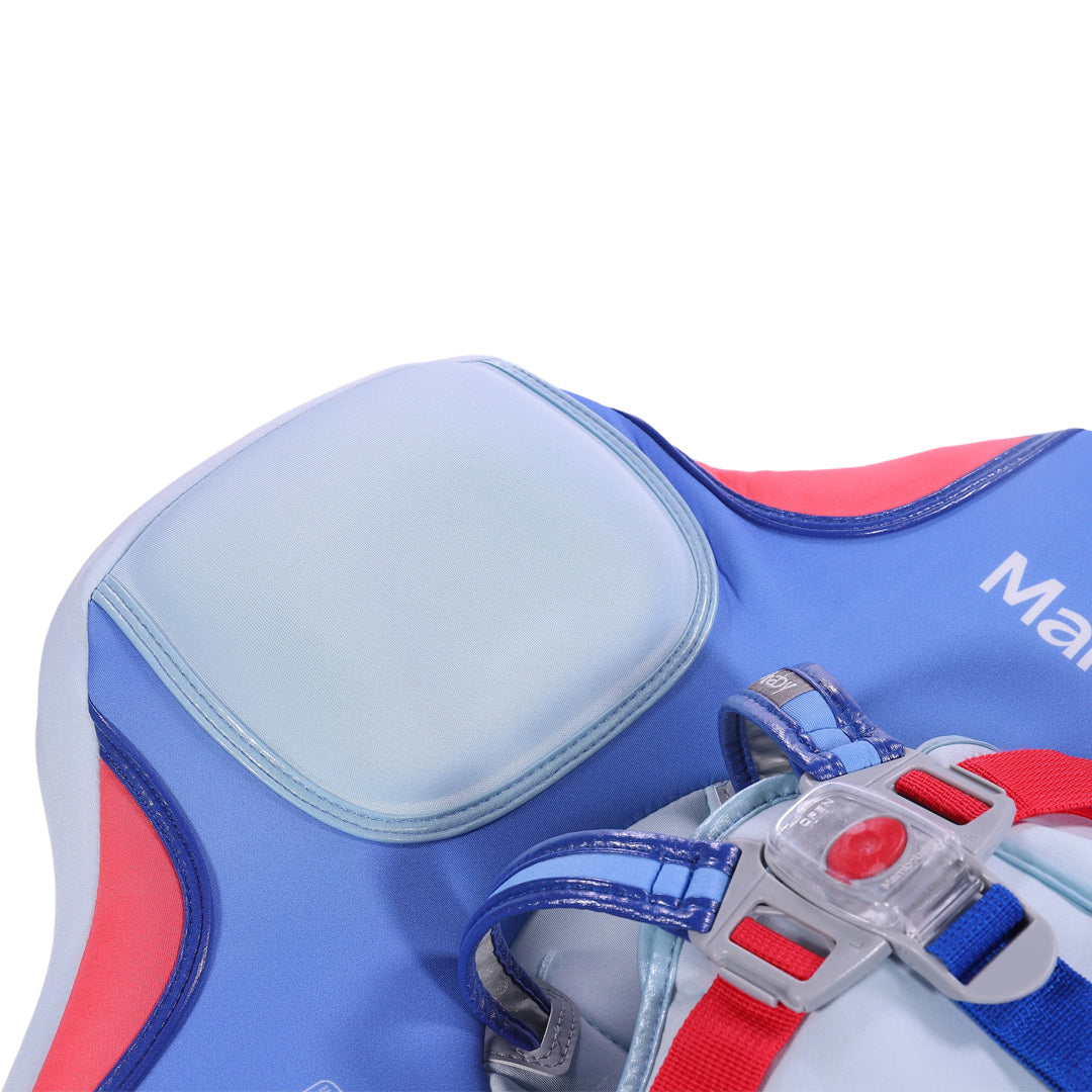 Mambobaby Air-Free Contrasting Theme Chest Float with Flat Canopy