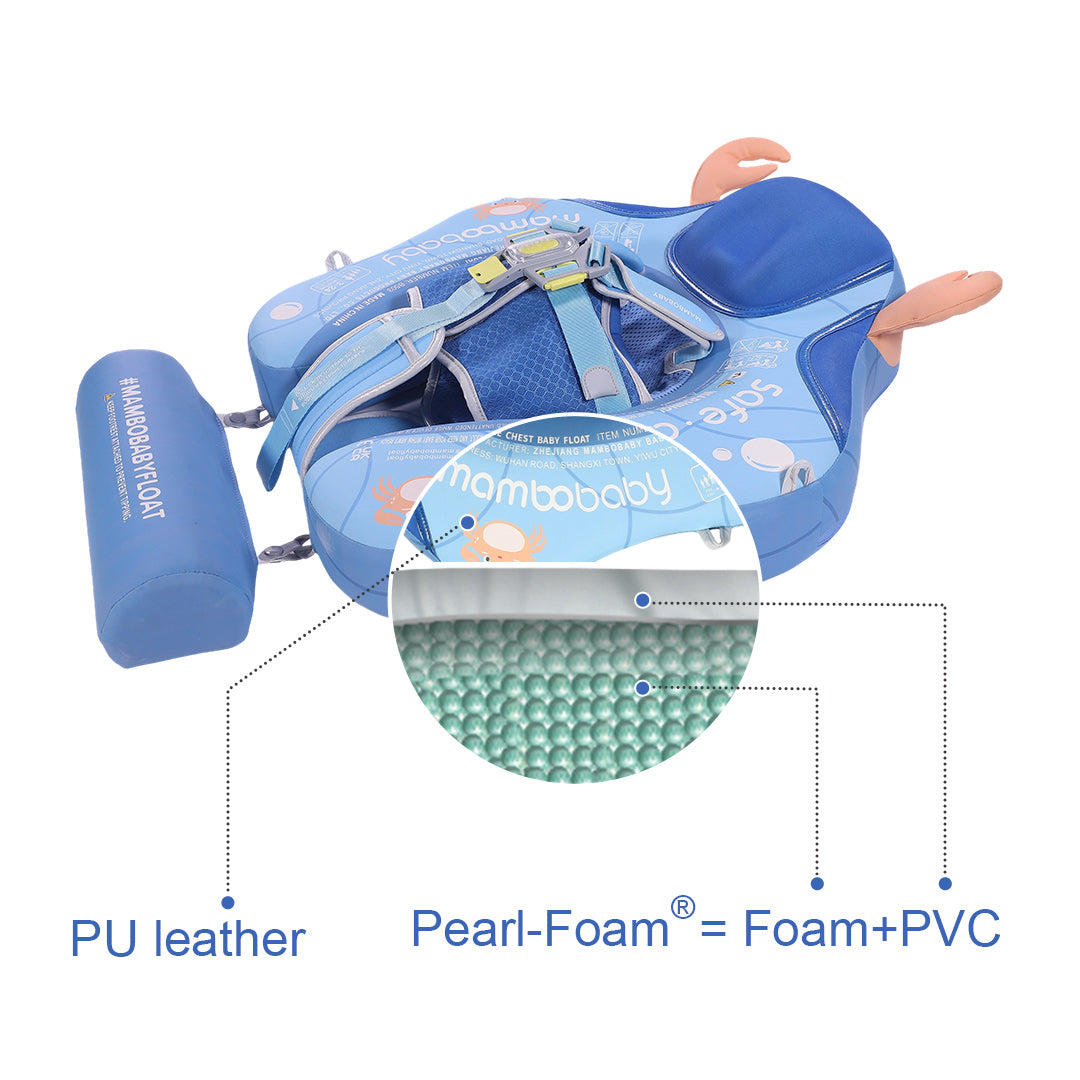 Mambobaby Air-Free Crab Chest Float with Flat Canopy