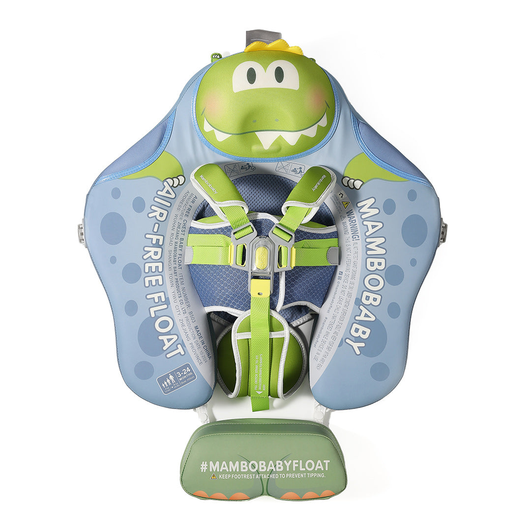 Mambobaby Air-Free Dino Jaw Chest Float with 3D Canopy
