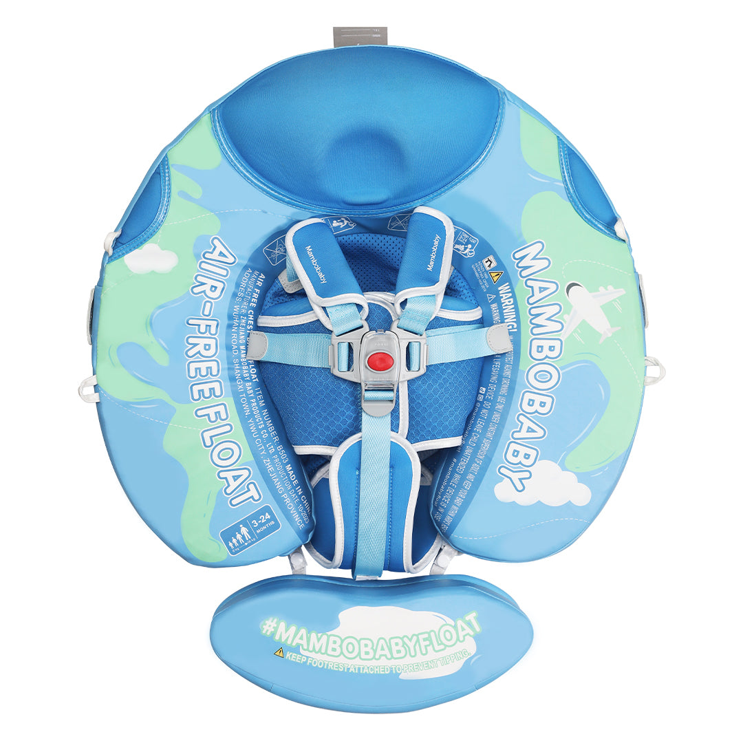 Mambobaby Air-Free Earth Chest Float with 3D Canopy