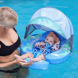 Mambobaby Air-Free Earth Chest Float with 3D Canopy