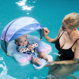 Mambobaby Air-Free Jellyfish Chest Float with 3D Canopy