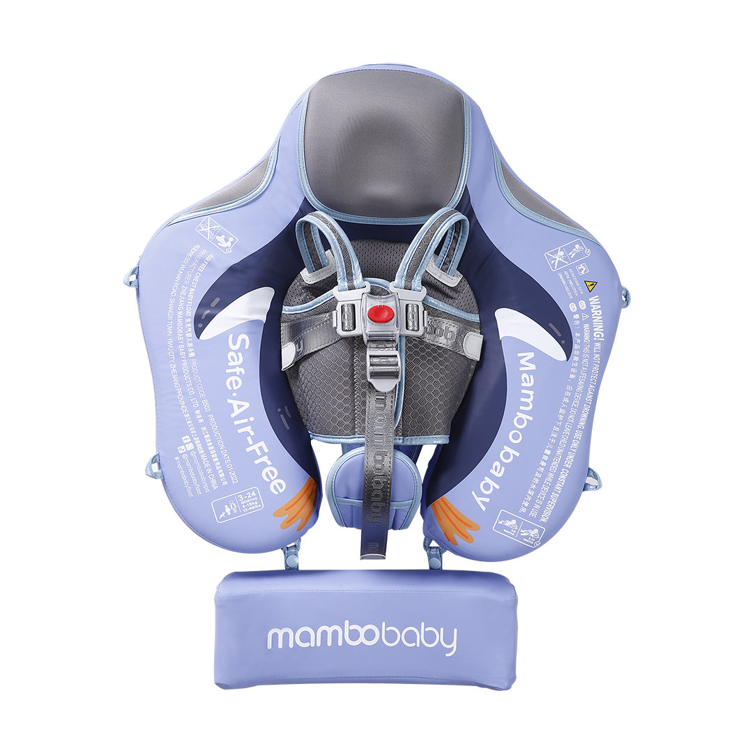 Mambobaby Air-Free Penguins Chest Float with Flat Canopy