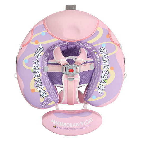 Mambobaby Air-Free Pink Donut  Chest Float with 3D Canopy 1080