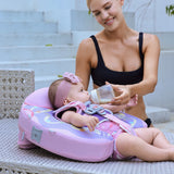 Mambobaby Air-Free Pink Donut  Chest Float with 3D Canopy