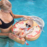 Mambobaby Air-Free Pizza Chest Float with 3D Canopy
