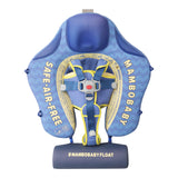 Mambobaby Air-Free Pufferfish Chest Float with Flat Canopy