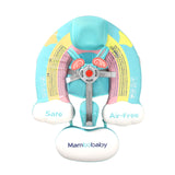 Mambobaby Air-Free Rainbow Chest Float with 3D Canopy