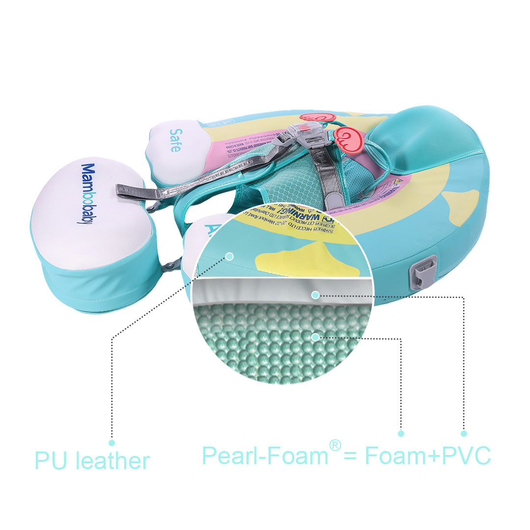 Mambobaby Air-Free Rainbow Chest Float with 3D Canopy