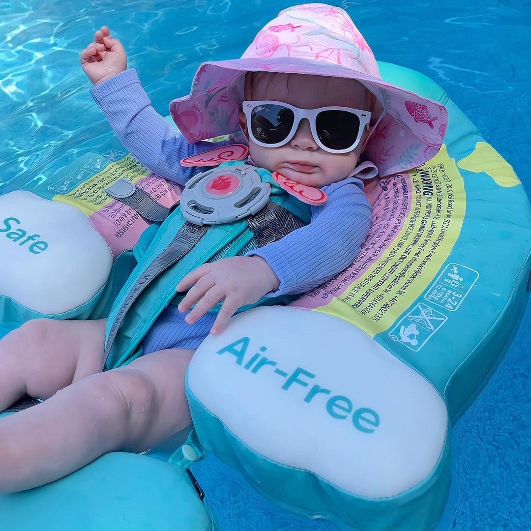 Mambobaby Air-Free Rainbow Chest Float with 3D Canopy
