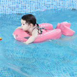 Mambobaby Air-Free Shark Chest Float with Flat Canopy