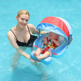 Mambobaby Air-Free Speedy Boat Buddy Chest Float with 3D Canopy