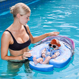 Mambobaby Air-Free Submarine Chest Float with 3D Canopy