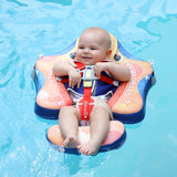 Mambobaby Air-Free Starfish Chest Float with 3D Canopy
