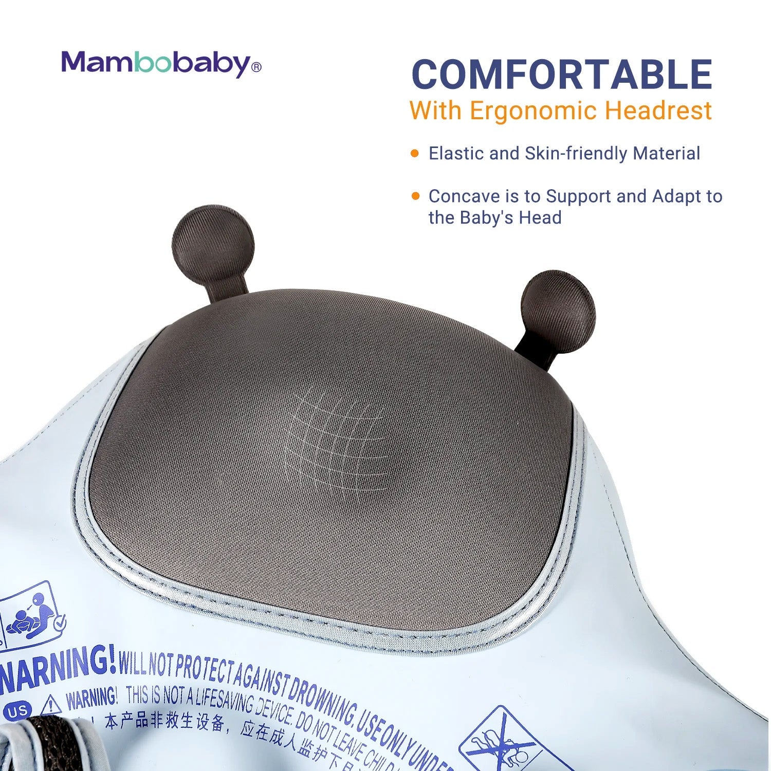Mambobaby Pool Float Butterfly with Canopy and Tail Blue