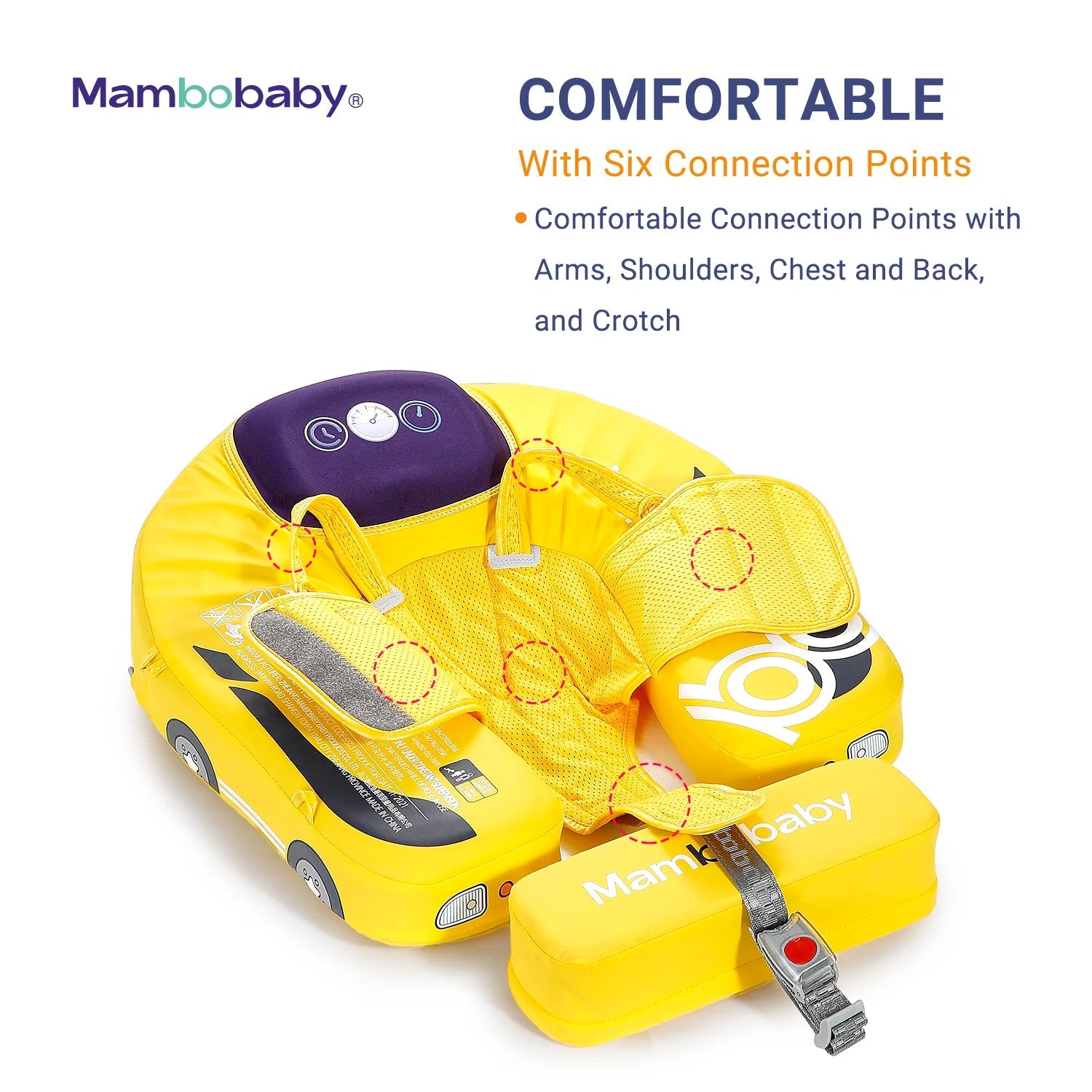 Mambobaby Pool Float Car with Canopy