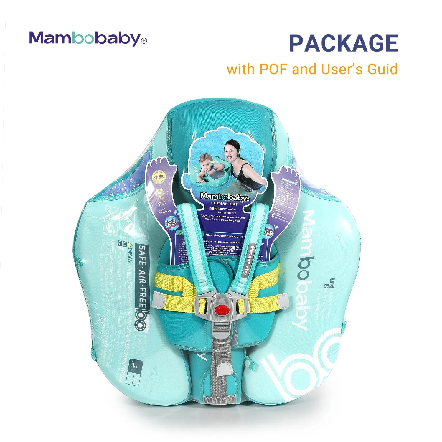 Mambobaby Pool Float Contrasting Theme with Canopy and Tail