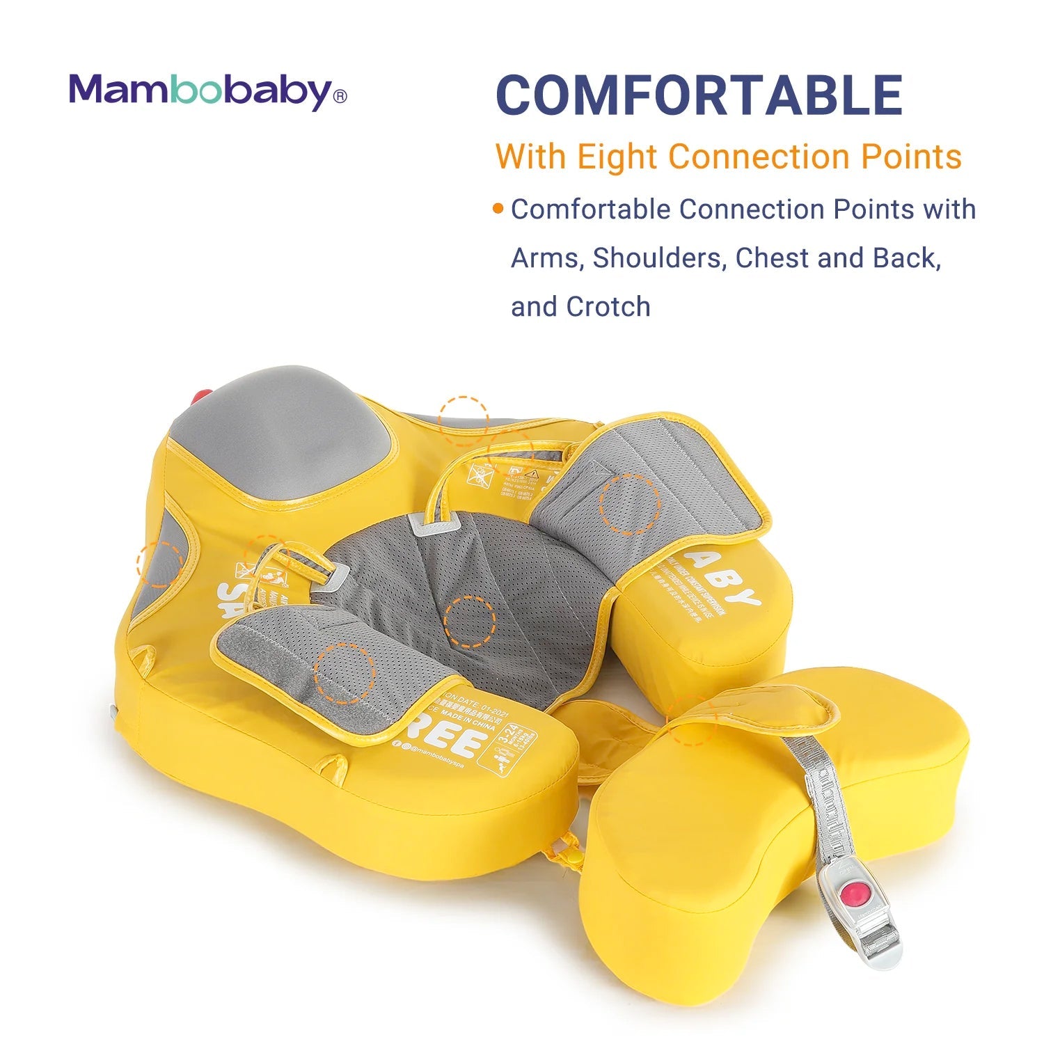 Mambobaby Pool Float Duckling with Canopy