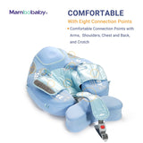Mambobaby Pool Float with Canopy and Tail  Shark blue