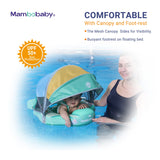 Mambobaby Pool Float with Canopy and Tail  Zoo