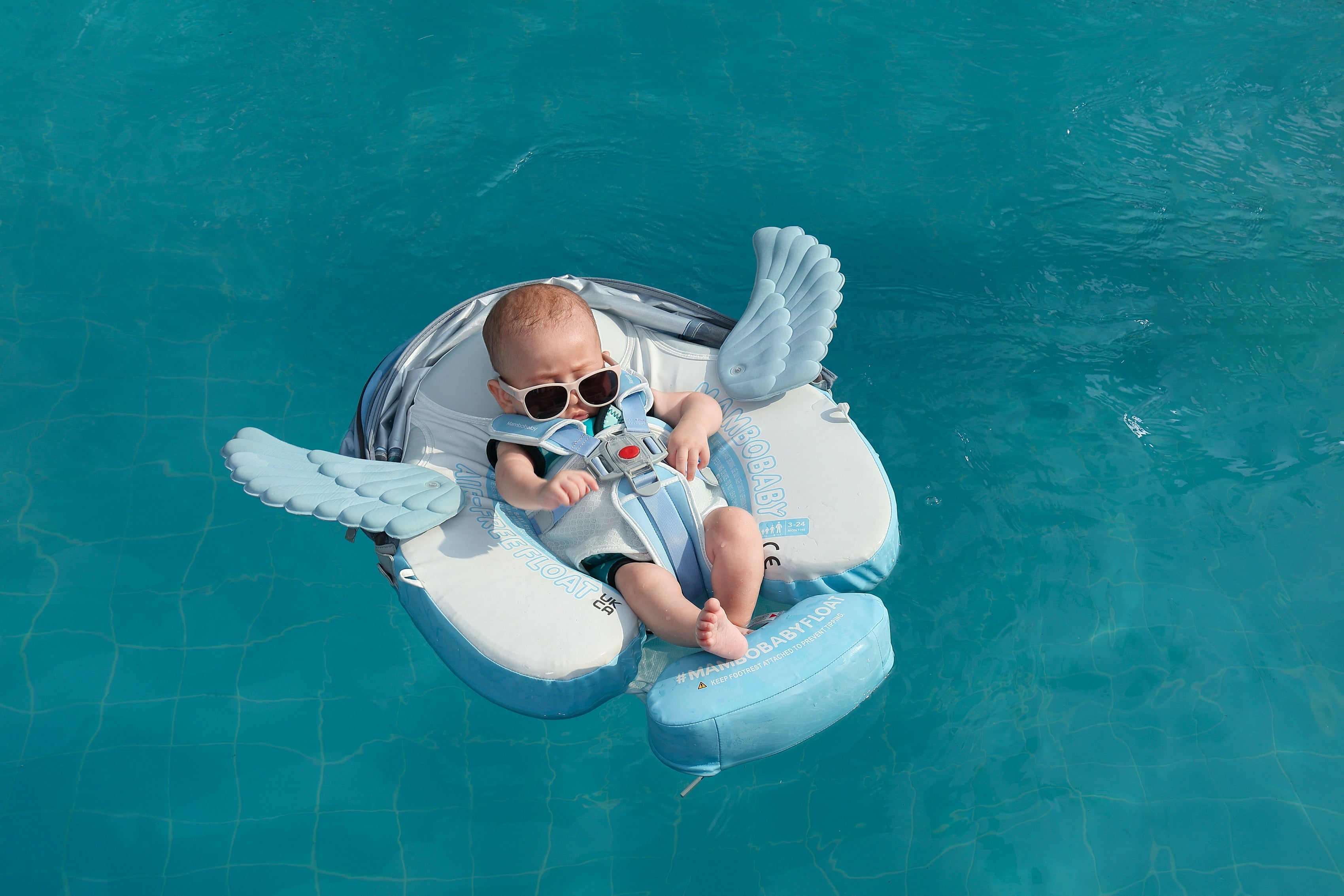 Mambobaby Float with Canopy and Tail Angel wings