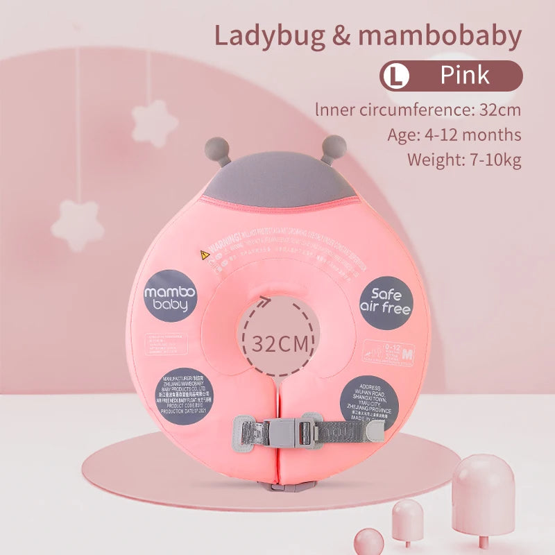 Mambobaby  Infant Neck Float Ladybug Collar