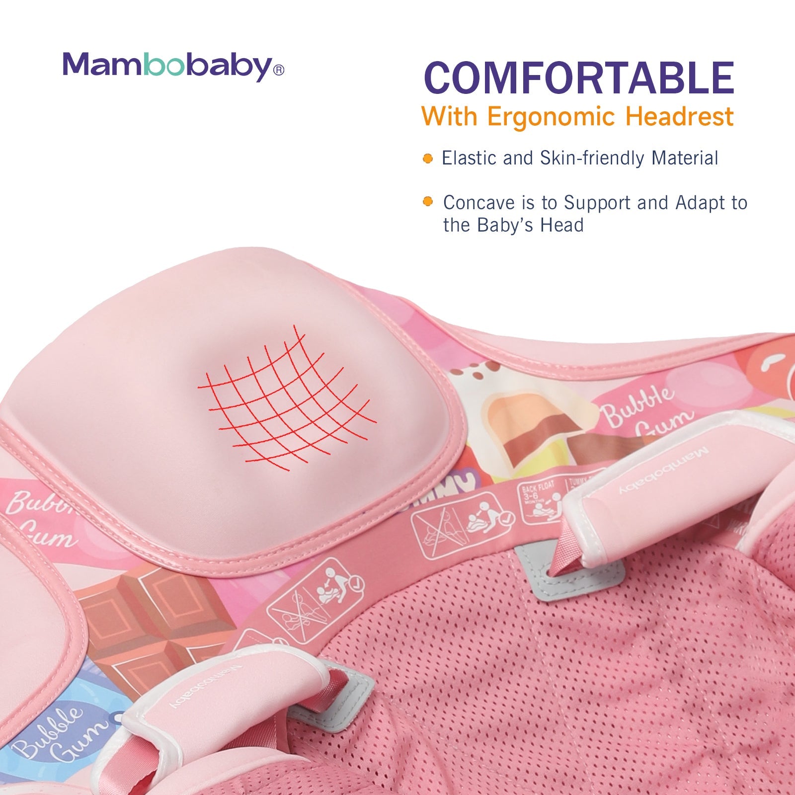 Mambobaby Pool Float Candy with Canopy