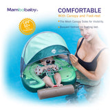 Mambobaby Pool Float  Crocodiles with Canopy